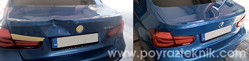 BMW F30 Kaporta boya onarımı
